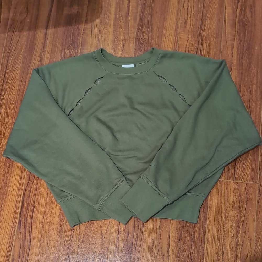 Nike Olive Green Sweatshirt Size Small